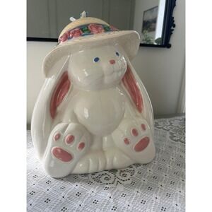Vintage Treasure Craft Bunny Rabbit Cookie Jar